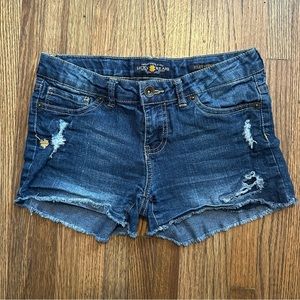 🌈5 for $25 LUCKY BRAND Riley Raw Hem Denim Shorts Size 12